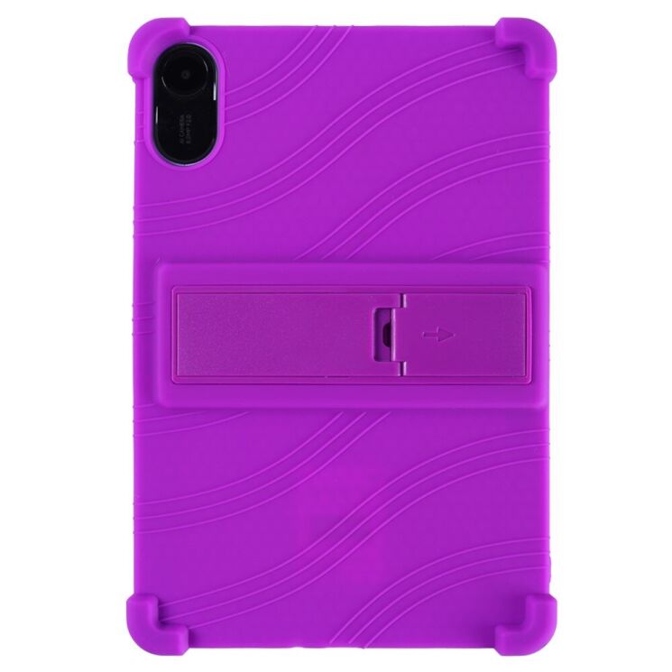 Захисний чохол Deexe Silicone Kickstand для Xiaomi Redmi Pad 2 - Purple: фото 3 з 5