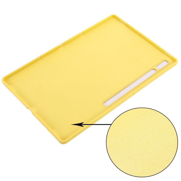Защитный чехол Deexe Silicone Shell для Samsung Galaxy Tab S10 Ultra - Green: фото 6 из 8