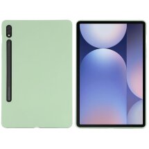 Захисний чохол Deexe Silicone Shell для Samsung Galaxy Tab S10 Ultra - Green: фото 1 з 8