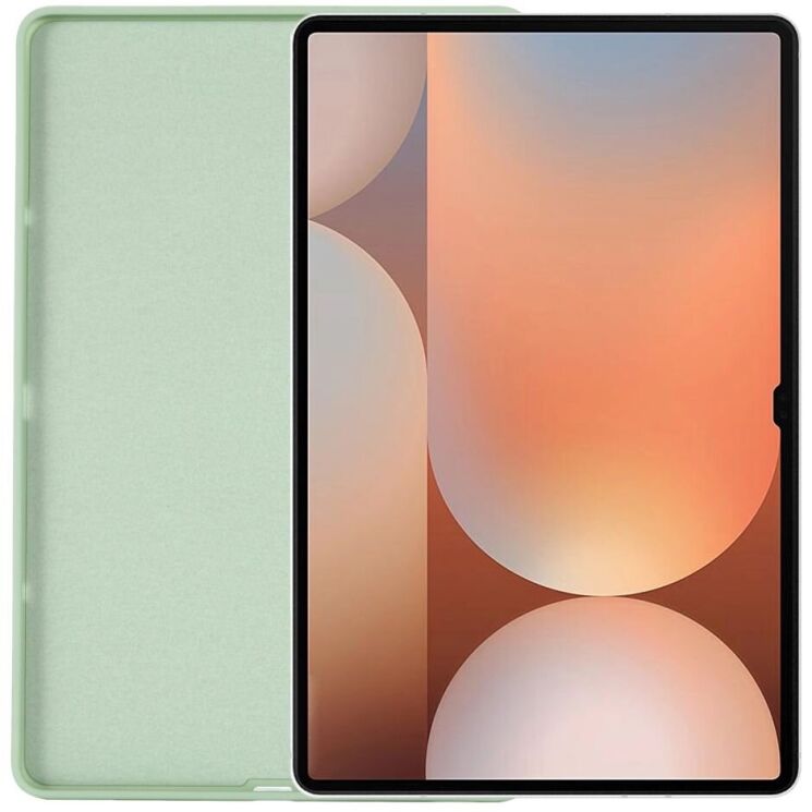 Защитный чехол Deexe Silicone Shell для Samsung Galaxy Tab S10 Ultra - Green: фото 3 из 8