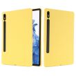 Защитный чехол Deexe Silicone Shell для Samsung Galaxy Tab S9 / S9 FE / S10 FE / S10 Lite - Yellow (333034Y)