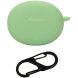 Защитный чехол Deexe Silicone Sleeve для OPPO Enco Air 4 - Matcha Green (410200M). Фото 1 из 8