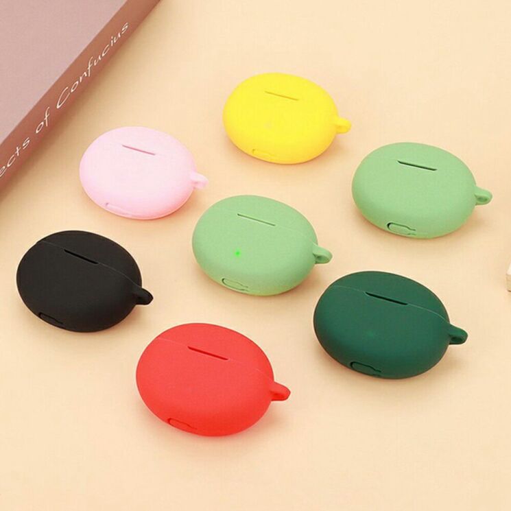 Захисний чохол Deexe Silicone Sleeve для OPPO Enco Air 4 - Blackish Green: фото 8 з 8