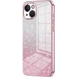 Защитный чехол Deexe Sparkles Cover для Apple iPhone 13 - Pink (287180P)