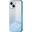 Защитный чехол Deexe Sparkles Cover для Apple iPhone 15 - Blue (339959L)
