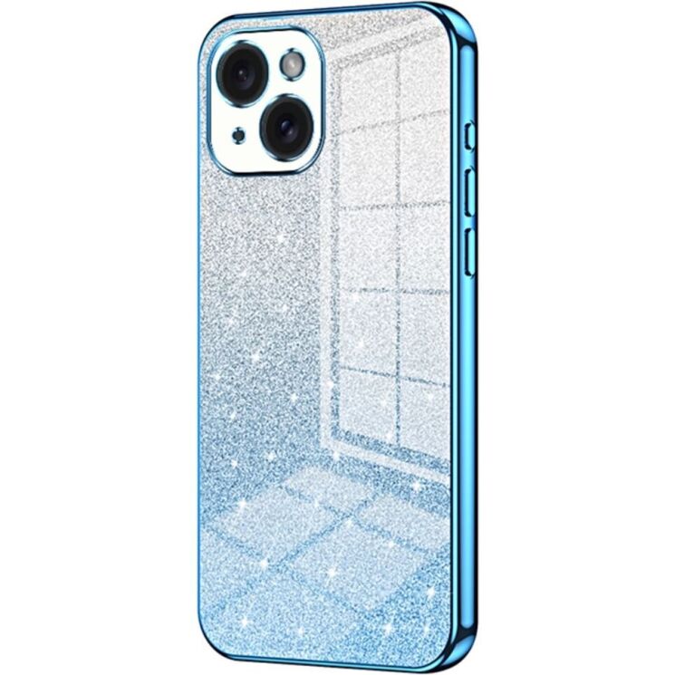 Защитный чехол Deexe Sparkles Cover для Apple iPhone 15 - Blue: фото 1 из 7