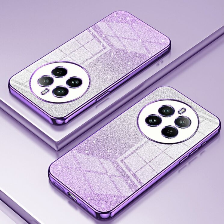 Защитный чехол Deexe Sparkles Cover для Realme 12 Pro - Purple: фото 2 из 7