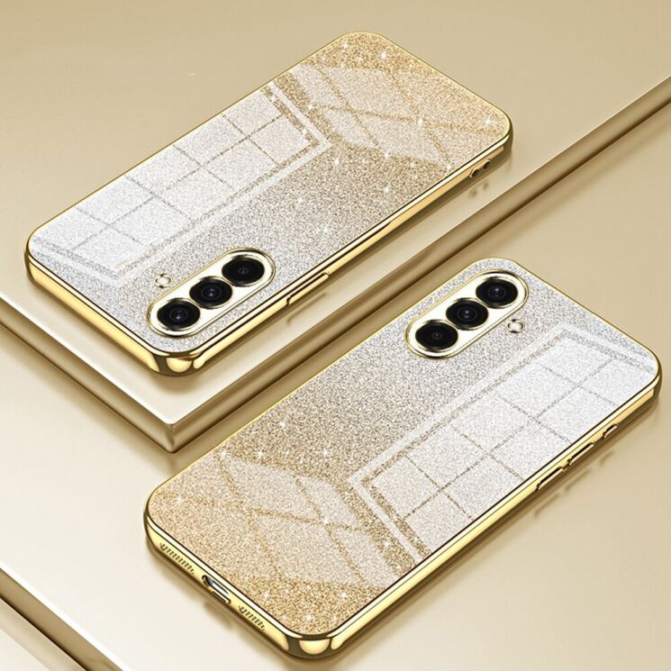Защитный чехол Deexe Sparkles Cover для Samsung Galaxy A36 (A366) - Gold: фото 2 из 7