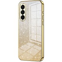 Защитный чехол Deexe Sparkles Cover для Samsung Galaxy A36 (A366) - Gold: фото 1 из 7