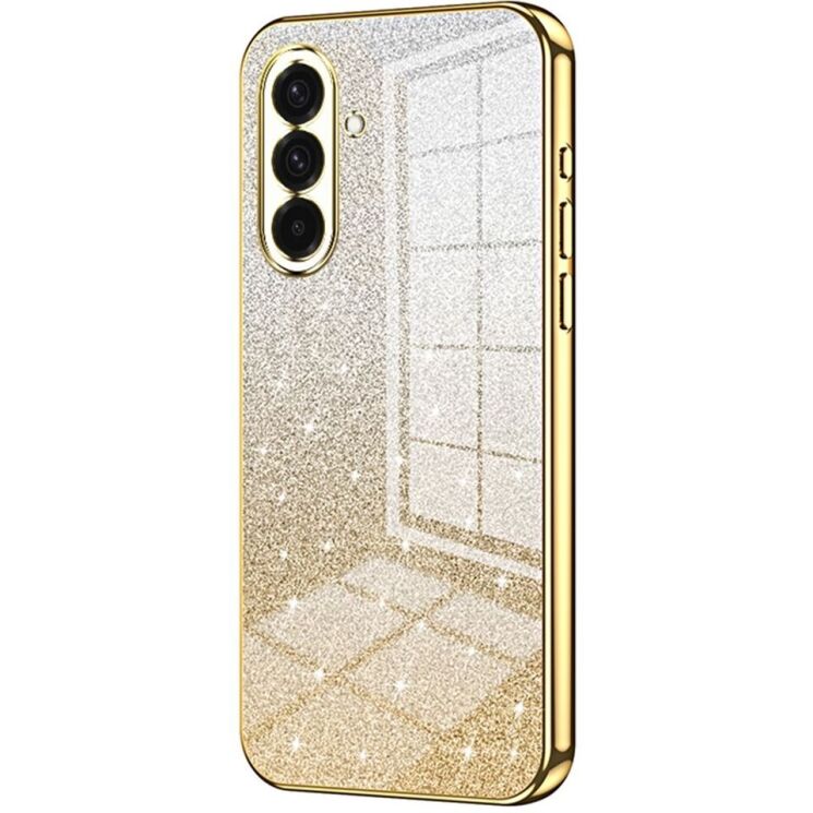 Защитный чехол Deexe Sparkles Cover для Samsung Galaxy A36 (A366) - Gold: фото 1 из 7