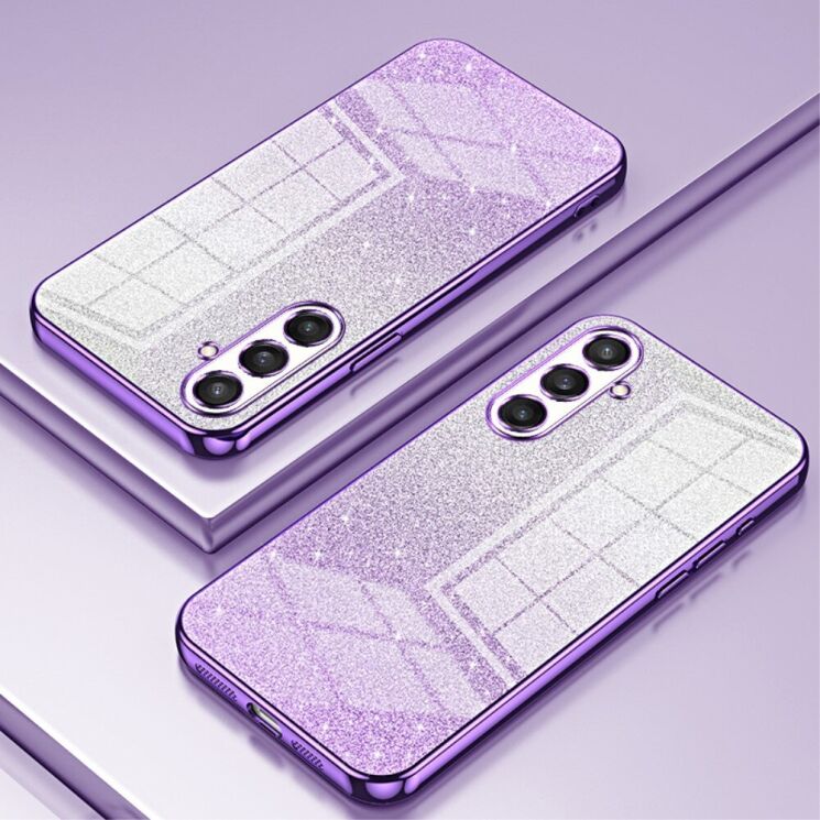 Защитный чехол Deexe Sparkles Cover для Samsung Galaxy S23 FE - Purple: фото 2 из 7