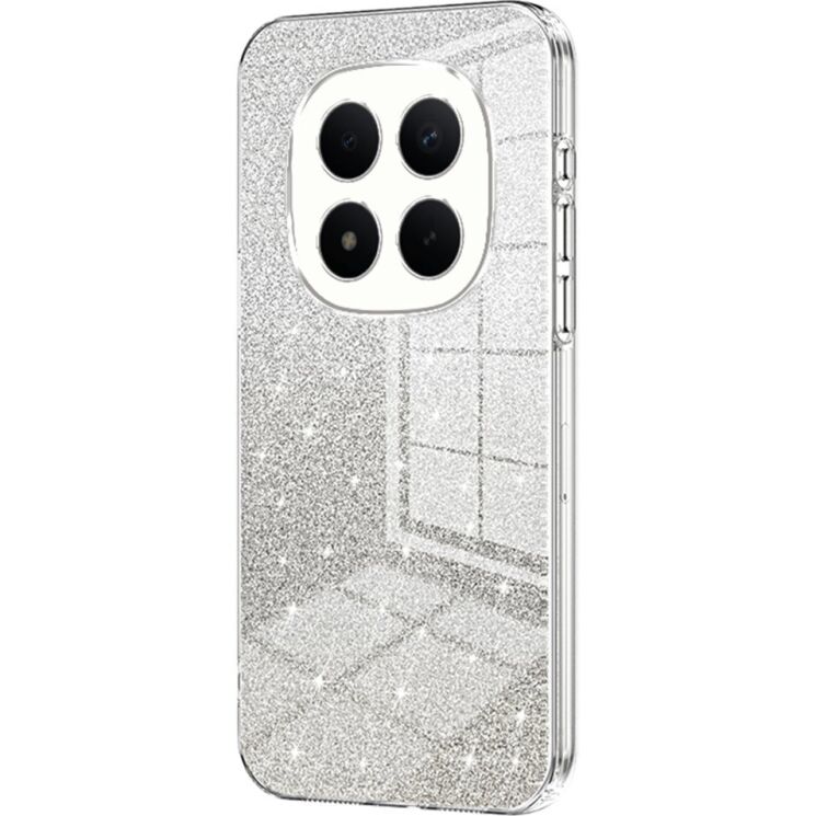 Защитный чехол Deexe Sparkles Cover для Xiaomi Redmi Note 15 Pro - Transparent: фото 1 из 7