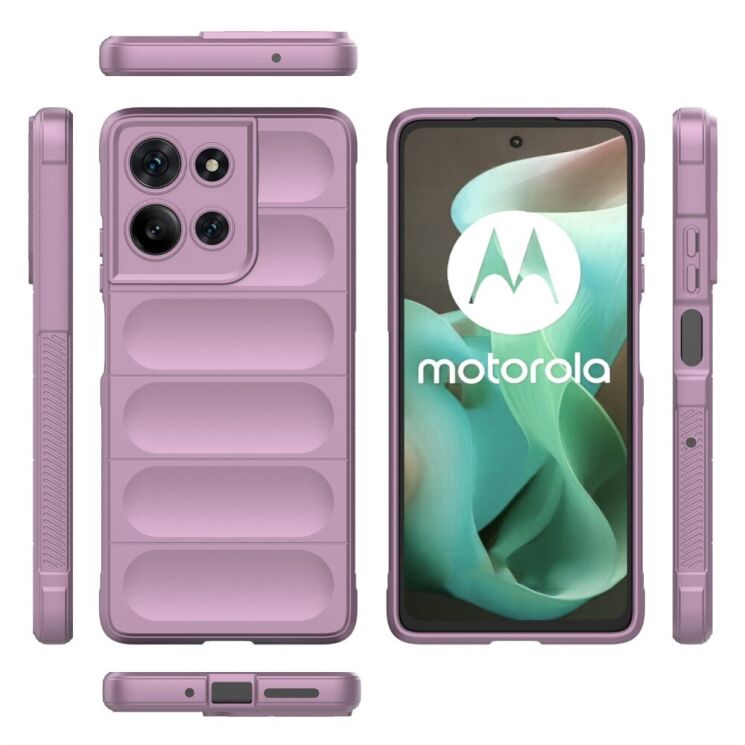 Защитный чехол Deexe Terra Case для Motorola Moto G75 - Black: фото 6 из 6