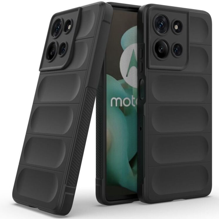 Защитный чехол Deexe Terra Case для Motorola Moto G75 - Black: фото 2 из 6