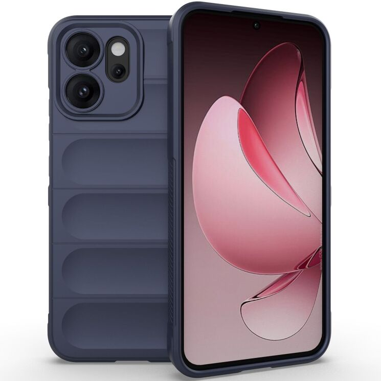 Захисний чохол Deexe Terra Case для OPPO Reno 14 F/FS - Dark Blue: фото 1 з 6