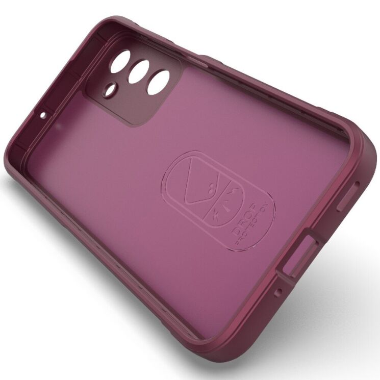 Защитный чехол Deexe Terra Case для Samsung Galaxy M35 (M356) - Wine Red: фото 3 из 6