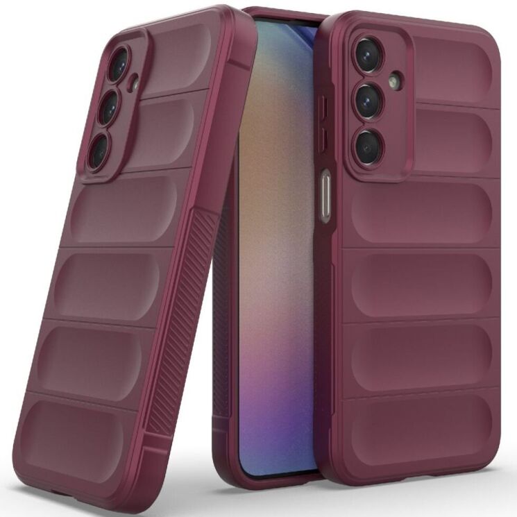 Защитный чехол Deexe Terra Case для Samsung Galaxy M35 (M356) - Wine Red: фото 2 из 6