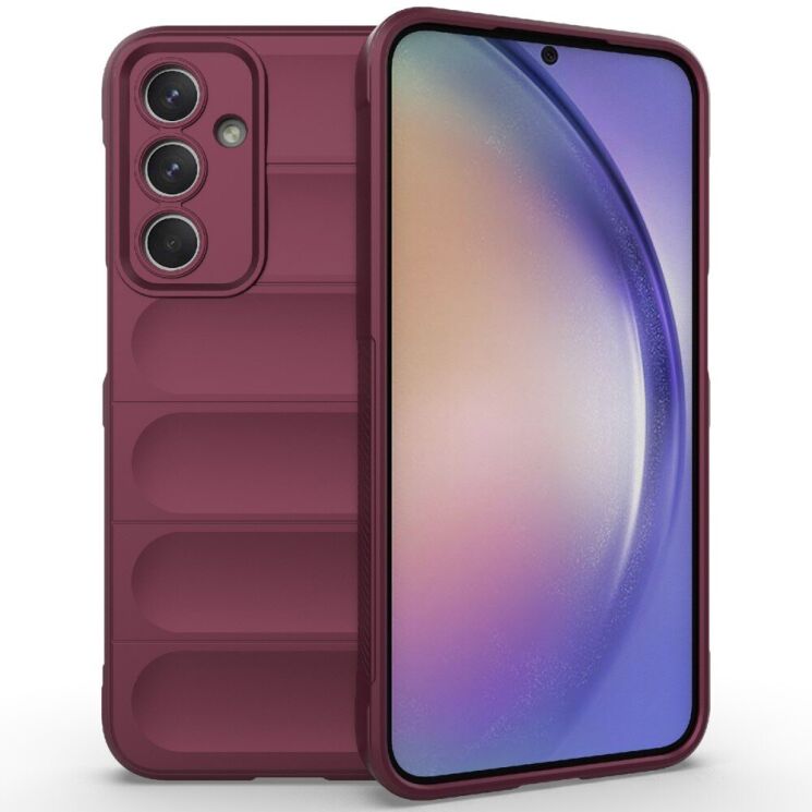 Защитный чехол Deexe Terra Case для Samsung Galaxy M35 (M356) - Wine Red: фото 1 из 6