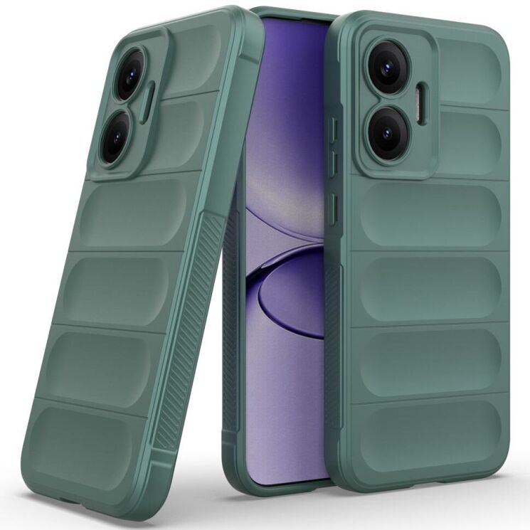 Защитный чехол Deexe Terra Case для Xiaomi Poco F7 - Green: фото 2 из 9