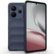 Защитный чехол Deexe Terra Case для Xiaomi Redmi Note 14 4G - Dark Blue (373475DB)