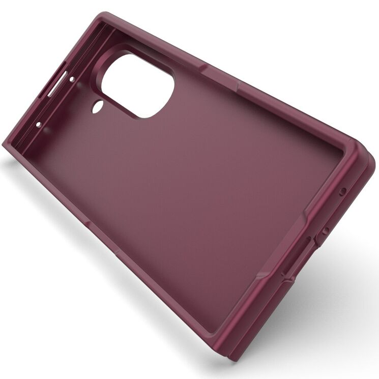 Защитный чехол Deexe Terra Case (FF) для Samsung Galaxy Fold 7 - Wine Red: фото 5 из 9