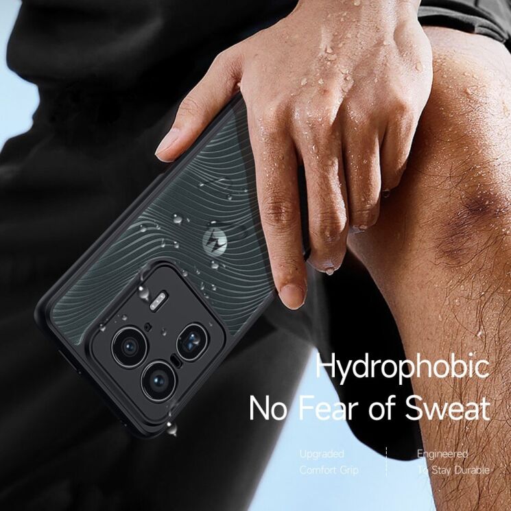 Защитный чехол DUX DUCIS Aimo Series для Motorola Edge 50 Ultra - Black: фото 6 из 13