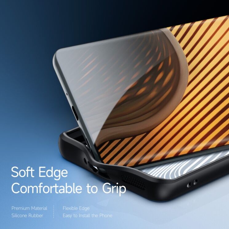Защитный чехол DUX DUCIS Aimo Series для Motorola Edge 50 Ultra - Black: фото 9 из 13