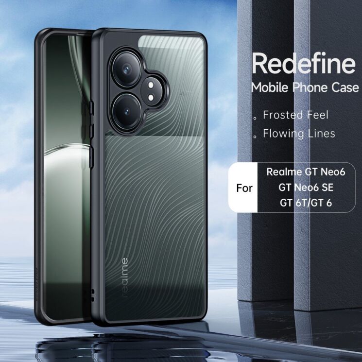Защитный чехол DUX DUCIS Aimo Series для Realme GT Neo 6 SE / GT 6T / GT 6 - Black: фото 3 из 13