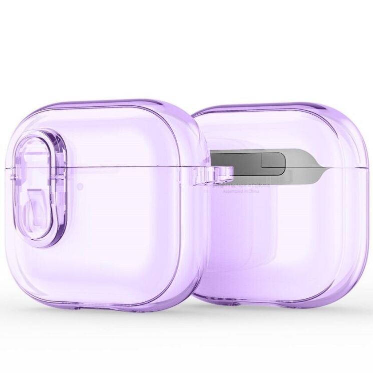 Защитный чехол DUX DUCIS PECL Series для Apple AirPods 4 - Purple: фото 1 из 10