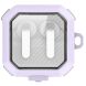 Защитный чехол DUX DUCIS SECE Series для Samsung Galaxy Buds 4 / Buds 4 Pro - Purple (407419V). Фото 2 из 11