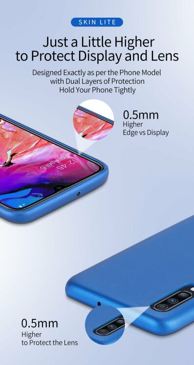 Защитный чехол DUX DUCIS Skin Lite Series для Samsung Galaxy A70 (A705) - Black: фото 11 из 15