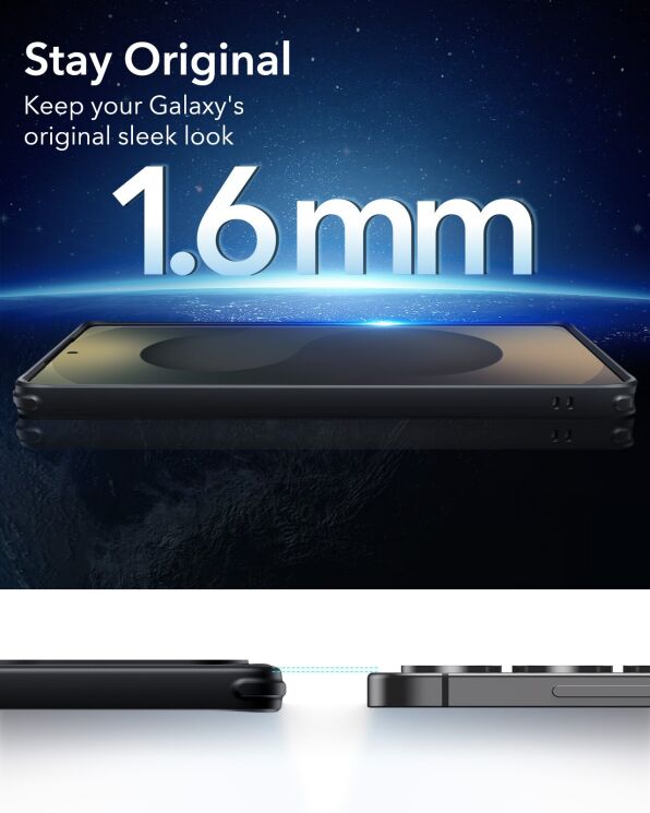 Захисний чохол ESR Classic Hybrid MagSafe для Samsung Galaxy S25 Ultra (S938) 4894240253281 - Clear: фото 9 з 9