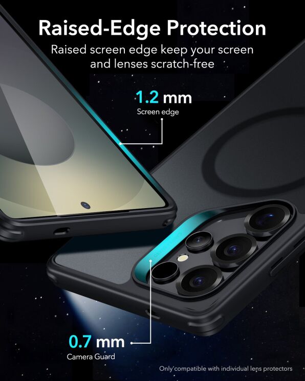 Захисний чохол ESR Classic Hybrid MagSafe для Samsung Galaxy S25 Ultra (S938) 4894240253281 - Clear: фото 6 з 9