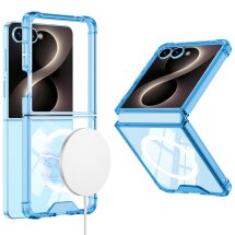 Защитный чехол GKK AirBag Mag для Samsung Galaxy Flip 8 - Transparent Blue: фото 1 из 6
