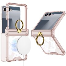 Защитный чехол GKK AirBag Mag with Ring для Samsung Galaxy Flip 7 - Light Pink: фото 1 из 8