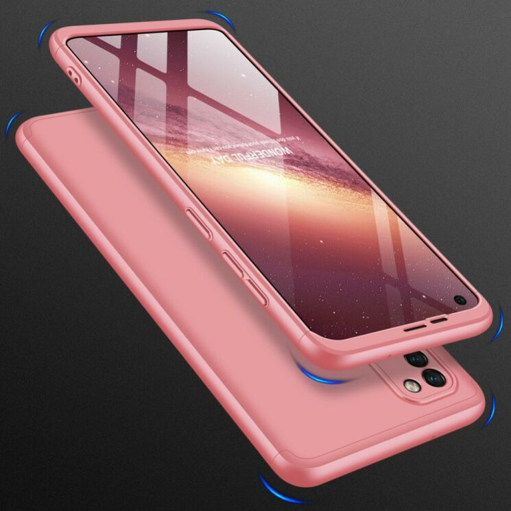 Защитный чехол GKK Double Dip Case для Samsung Galaxy A21s (A217) - Rose Gold: фото 2 из 15