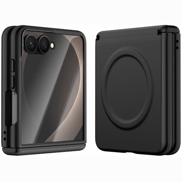 Защитный чехол GKK Magnetic Matte Case для Samsung Galaxy Flip 8 - Black: фото 2 из 5