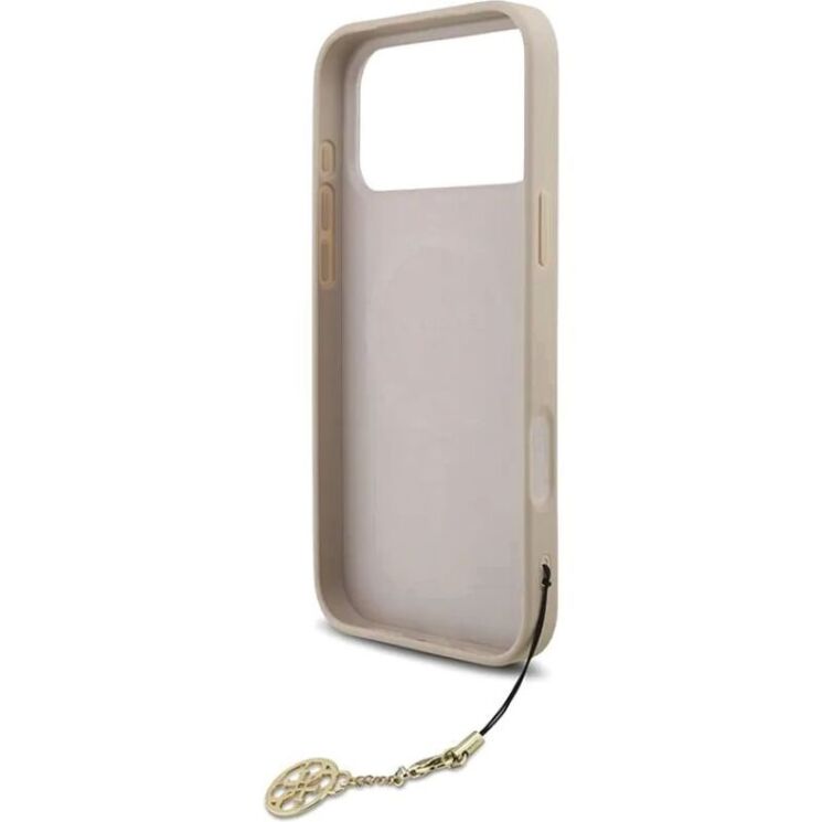 Захисний чохол Guess 4G Charms Collection MagSafe для iPhone 17 Pro Max (GUHMP17XGF4GCP) - Pink (402882P) Захисний чохол Guess 4G Charms Collection MagSafe для iPhone 17 Pro Max (GUHMP17XGF4GCP) - Pink: фото 6 з 7