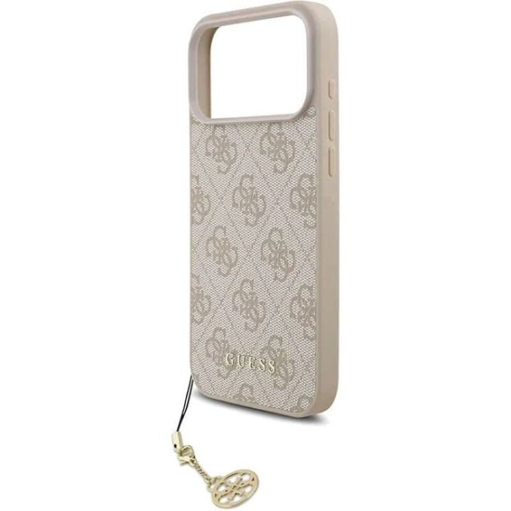 Захисний чохол Guess 4G Charms Collection MagSafe для iPhone 17 Pro Max (GUHMP17XGF4GCP) - Pink (402882P) Захисний чохол Guess 4G Charms Collection MagSafe для iPhone 17 Pro Max (GUHMP17XGF4GCP) - Pink: фото 5 з 7
