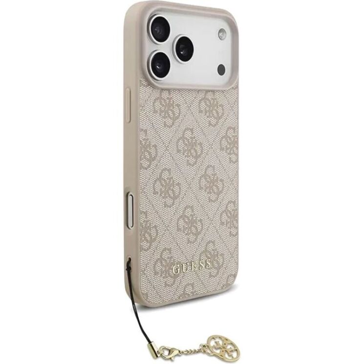 Захисний чохол Guess 4G Charms Collection MagSafe для iPhone 17 Pro Max (GUHMP17XGF4GCP) - Pink (402882P) Захисний чохол Guess 4G Charms Collection MagSafe для iPhone 17 Pro Max (GUHMP17XGF4GCP) - Pink: фото 3 з 7