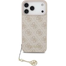 Захисний чохол Guess 4G Charms Collection MagSafe для iPhone 17 Pro Max (GUHMP17XGF4GCP) - Pink: фото 1 з 7