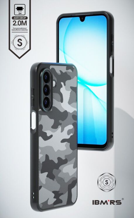 Захисний чохол IBMRS Military для Samsung Galaxy A17 (A175) - Artistic Camouflage: фото 2 з 7