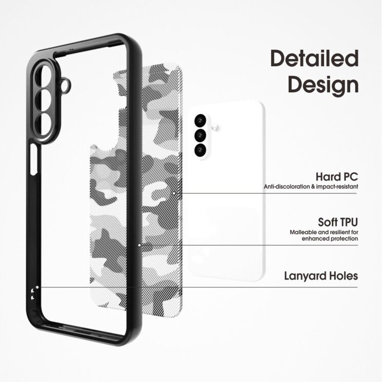 Захисний чохол IBMRS Military для Samsung Galaxy A17 (A175) - Artistic Camouflage: фото 6 з 7