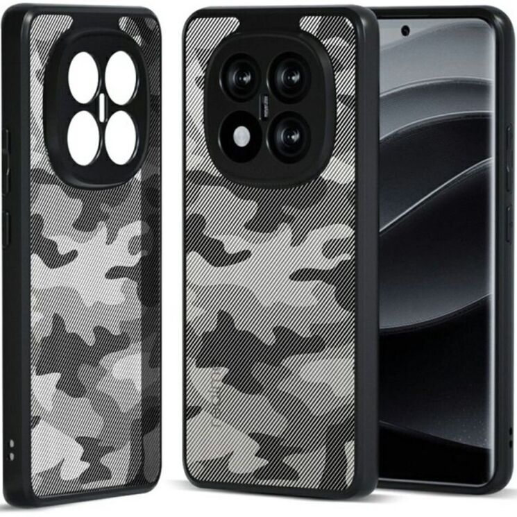 Защитный чехол IBMRS Military для Xiaomi Redmi Note 14 Pro Plus - Artistic Camouflage: фото 1 из 8
