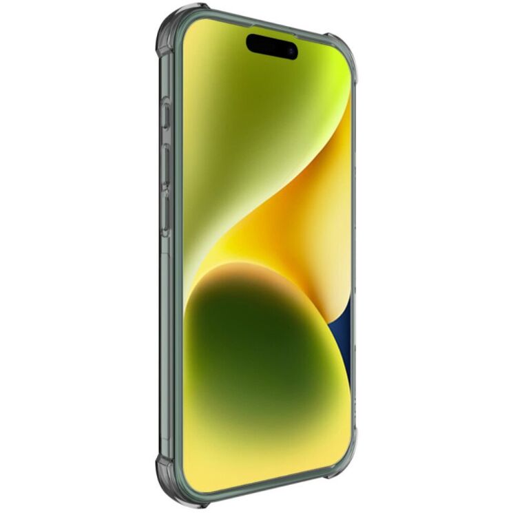 Защитный чехол IMAK Airbag MAX Case для Apple iPhone 16 - Transparent Black: фото 2 из 10