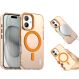 Захисний чохол IMAK Candy Series Magnetic для Apple iPhone 16 - Orange (366467O). Фото 2 з 8
