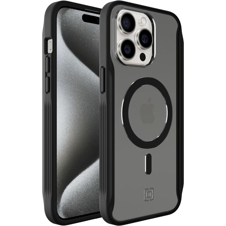 Защитный чехол Incipio AeroGrip MagSafe для Apple iPhone 15 Pro Max - Black: фото 1 из 4