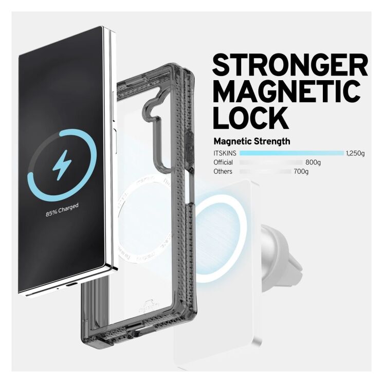 Захисний чохол ItSkins Hybrid R Hinge with MagSafe для Samsung Galaxy Fold 6 (SGQ6-HIMCL-BKTR) - Clear Smoke (357674C) Захисний чохол ItSkins Hybrid R Hinge with MagSafe для Samsung Galaxy Fold 6 (SGQ6-HIMCL-BKTR) - Clear Smoke: фото 6 з 6