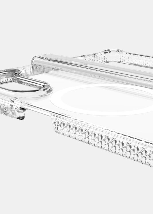 Защитный чехол ItSkins Hybrid R Hinge with MagSafe для Samsung Galaxy Fold 6 (SGQ6-HIMCL-BKTR) - Clear Smoke: фото 4 из 7