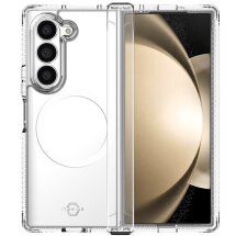 Защитный чехол ItSkins Hybrid R Hinge with MagSafe для Samsung Galaxy Fold 6 (SGQ6-HIMCL-BKTR) - Clear Smoke: фото 1 из 7